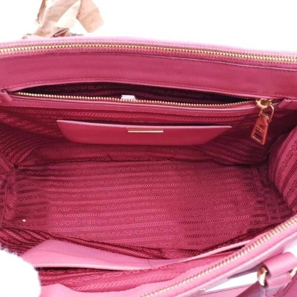 100% Authentic PRADA Galleria Leather Satchel